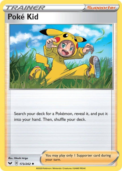 173 / 202 Poké Kid - Uncommon - Collectible Madness