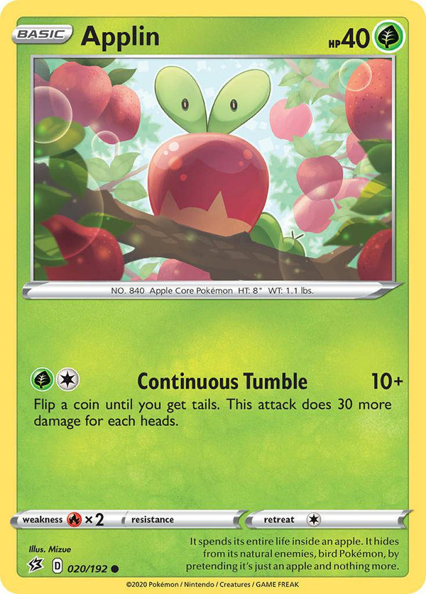 020 / 192 Applin - Common - Collectible Madness