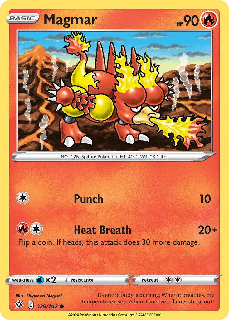 029 / 192 Magmar - Common - Collectible Madness