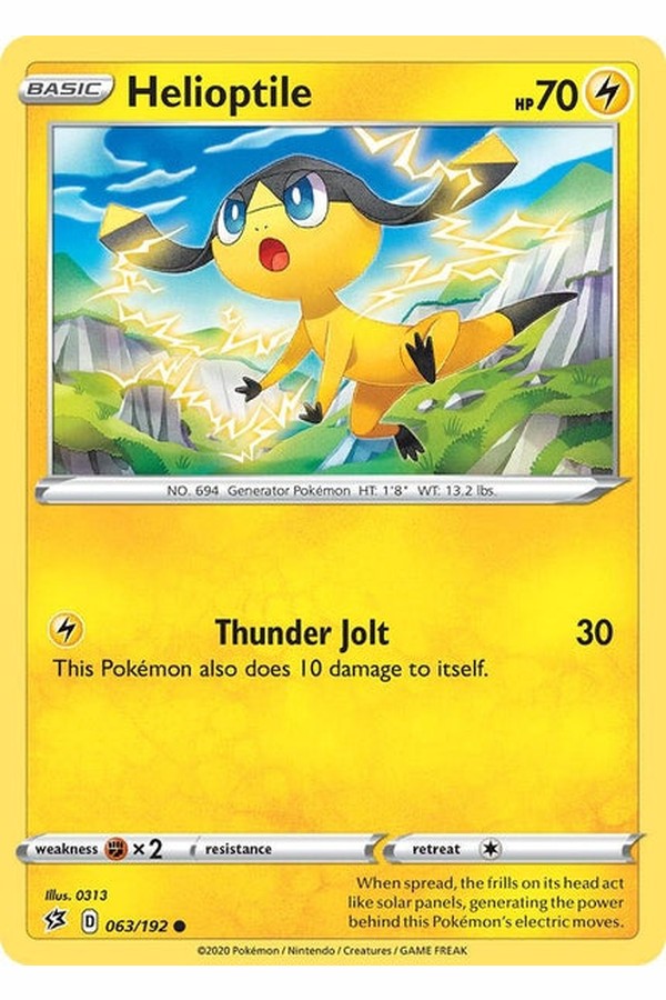 063 / 192 Helioptile - Common - Collectible Madness