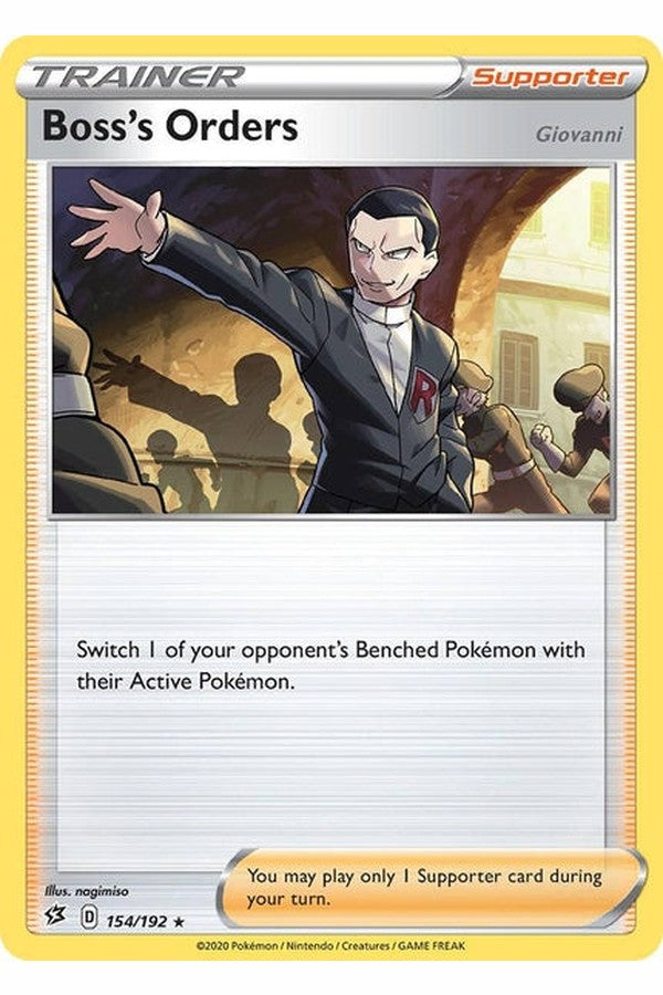 154 / 192 Boss‚Äôs Orders - Rare Holo Reverse Holo - Collectible Madness