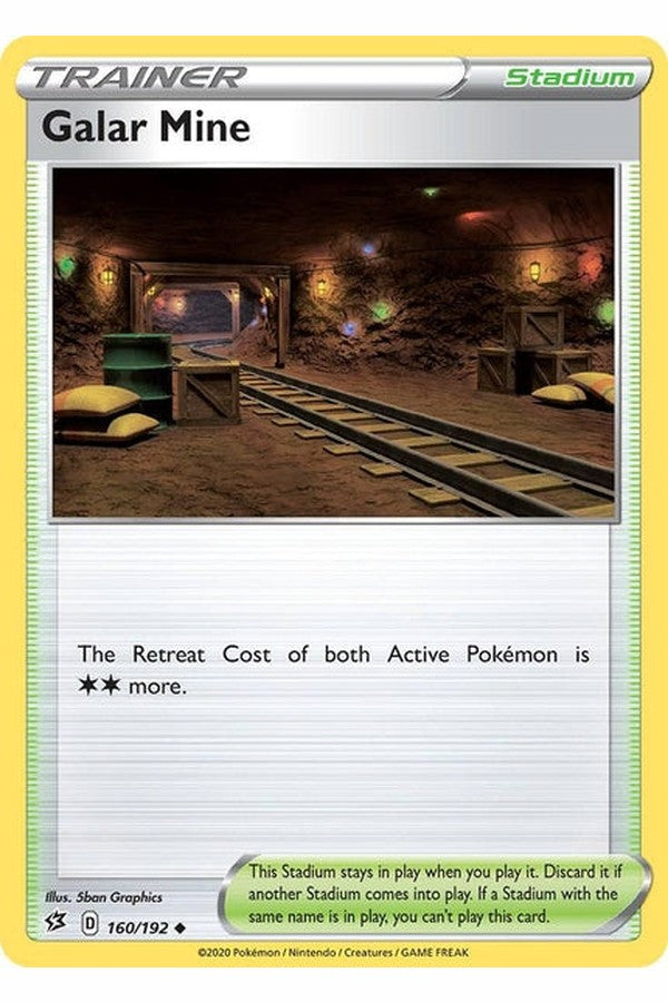160 / 192 Galar Mine - Uncommon Reverse Holo - Collectible Madness
