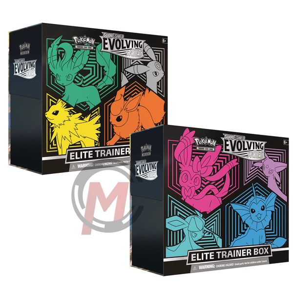 Pokemon - TCG - Evolving Skies Elite Trainer Box Options