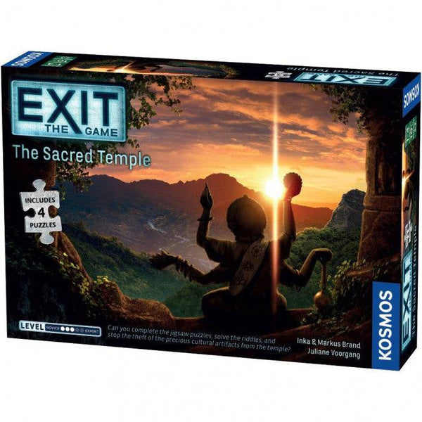 Exit The Game: The Sacred Temple (Jigsaw Puzzle and Game) - Collectible Madness