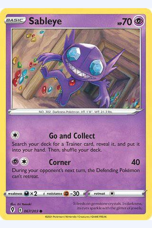 067/203 Sableye - Common - Collectible Madness