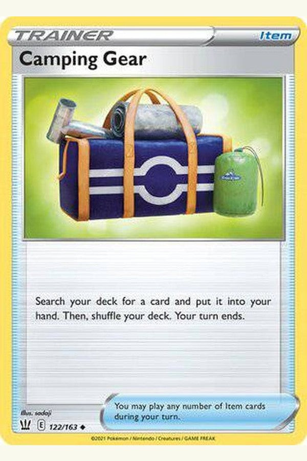 122/163 Camping Gear - Uncommon - Collectible Madness