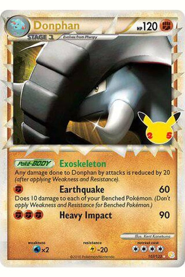 107/123 Donphan - Rare - Collectible Madness
