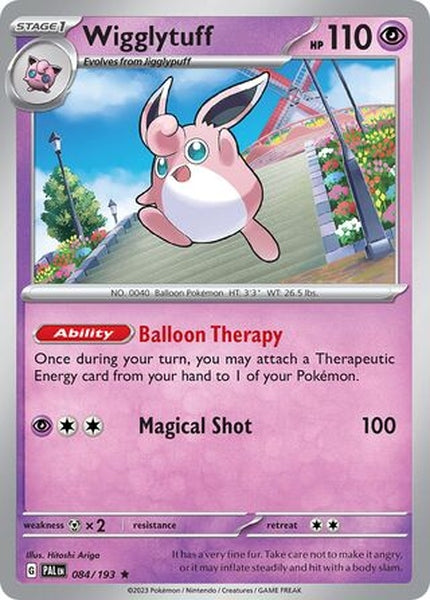 084/193 Wigglytuff - Rare Reverse Holo