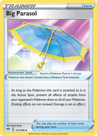 157/189 Big Parasol - Uncommon - Collectible Madness