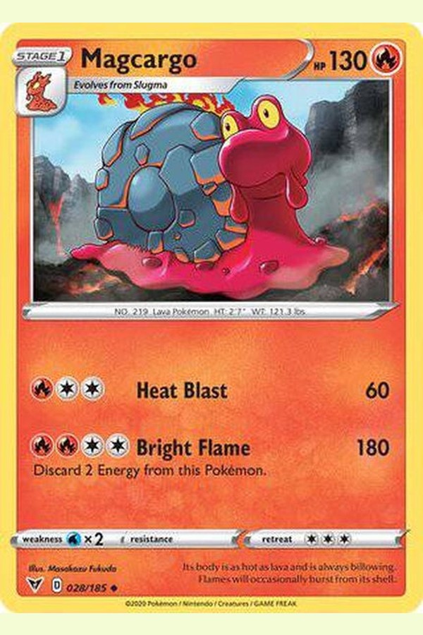 028/185 Magcargo - Uncommon - Collectible Madness