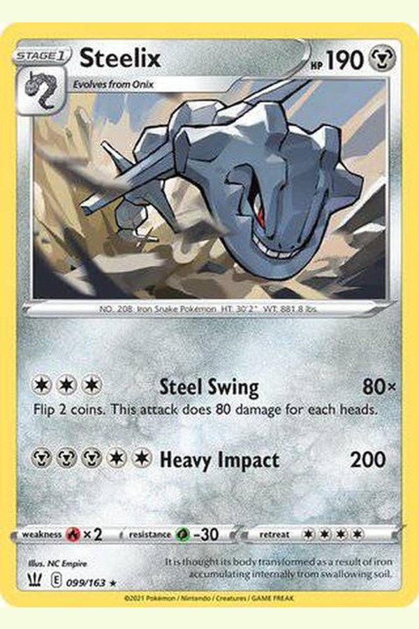 099/163 Steelix - Rare Holo - Collectible Madness
