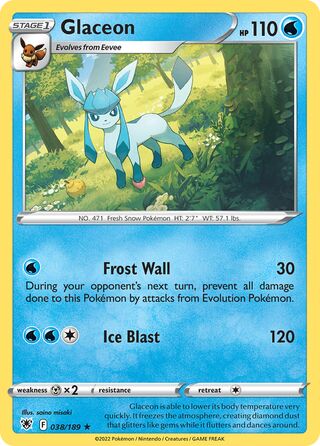 038/189 Glaceon - Rare - Collectible Madness