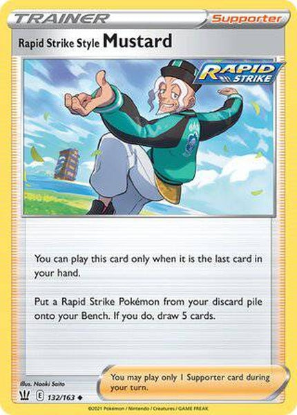 132/163 Rapid Strike Style Mustard - Uncommon - Collectible Madness