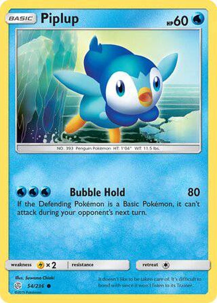 054/236 Piplup - Common - Collectible Madness