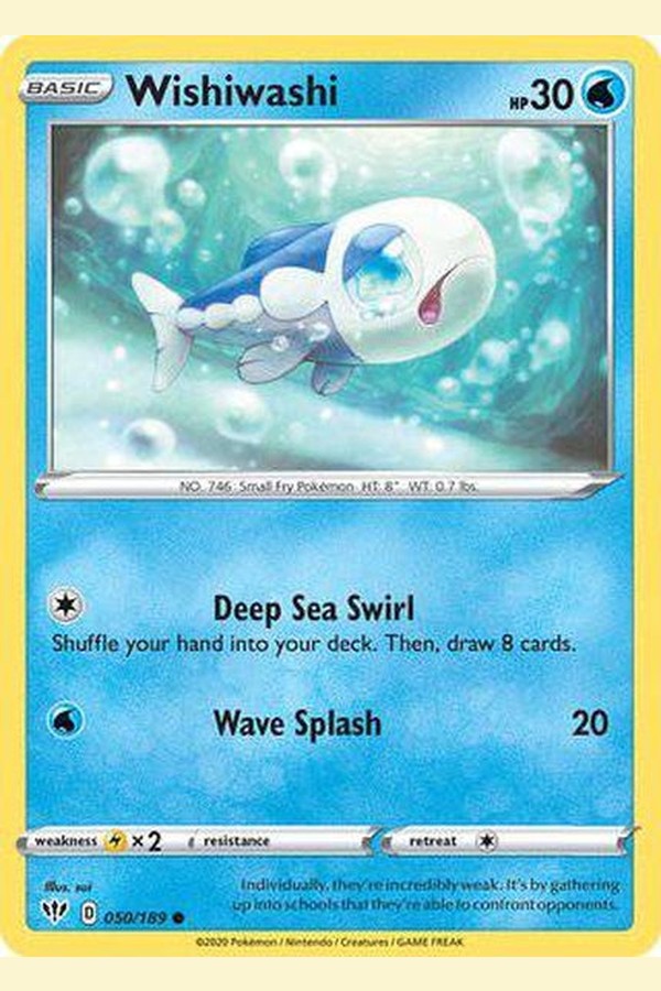 050/189 Wishiwashi - Common - Collectible Madness