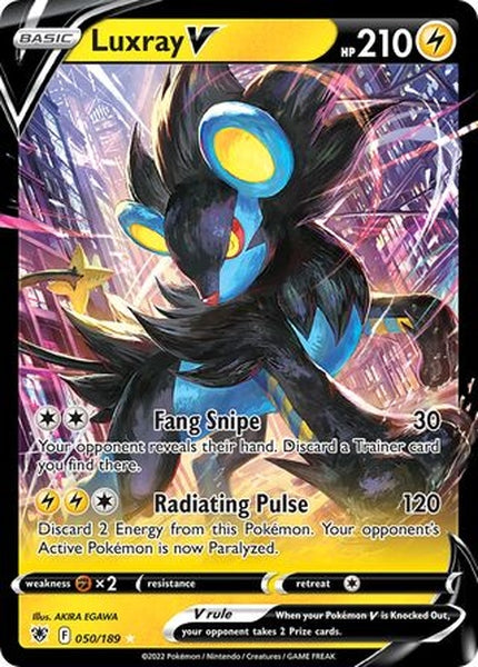 050/189 Luxray V - Rare Holo V - Collectible Madness