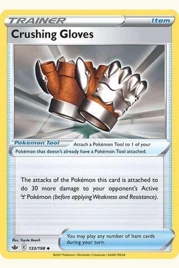 133/198 Crushing Gloves - Uncommon - Collectible Madness