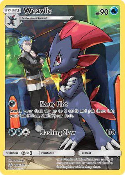 238/236 Weavile - Rare Secret - Collectible Madness