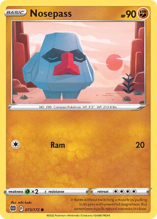 073/172 Nosepass - Common - Collectible Madness