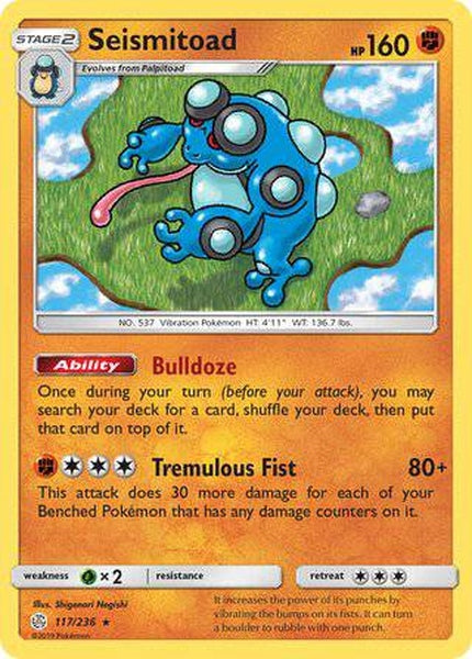 117/236 Seismitoad - Rare - Collectible Madness