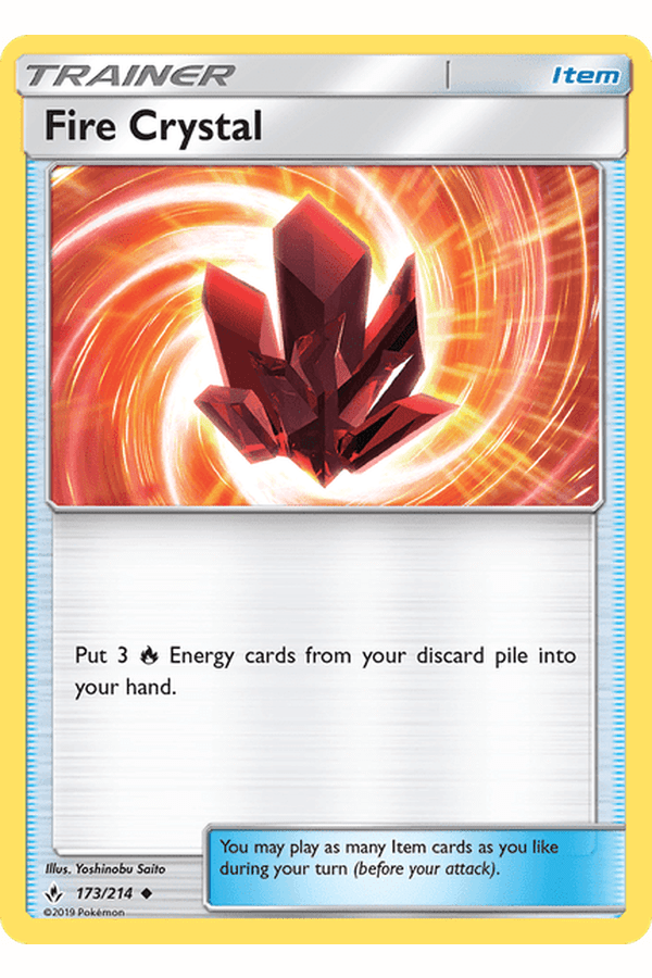 173 / 214 Fire Crystal - Uncommon - Collectible Madness