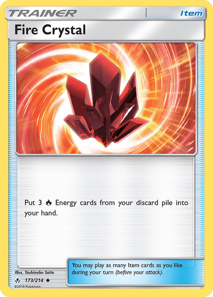 173 / 214 Fire Crystal - Uncommon - Collectible Madness