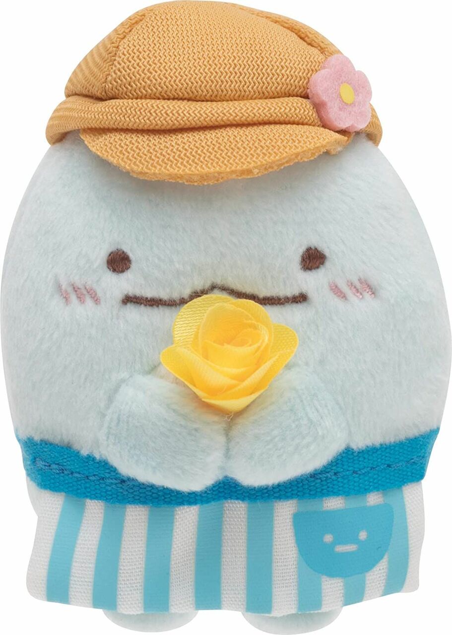 San-x Sumikko Gurashi Oshigoto-gokko Series Hand Sized Plush Doll Set Bouquet and Tokage - Collectible Madness