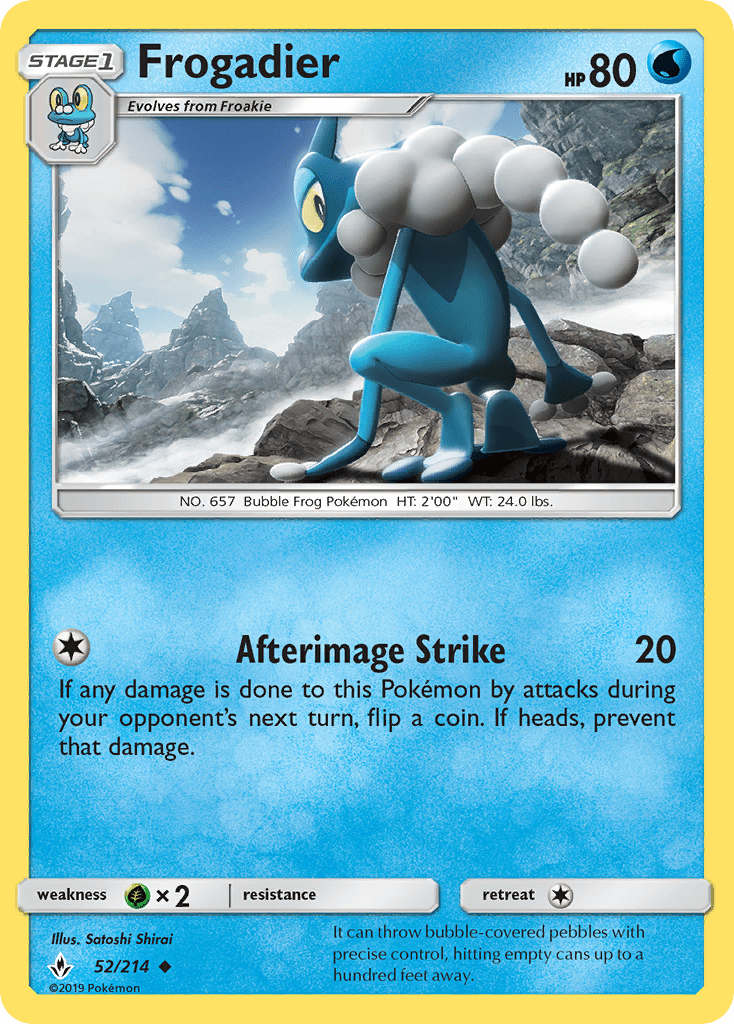 052 / 214 Frogadier - Uncommon - Collectible Madness