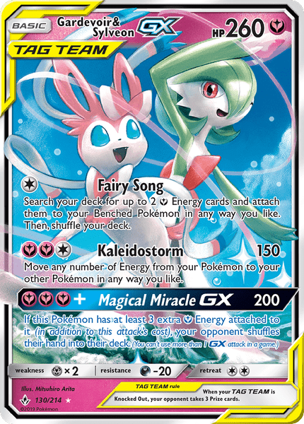 130 / 214 Gardevoir & Sylveon-GX - Ultra Rare - Collectible Madness