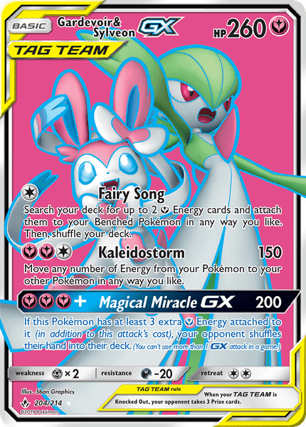 204 / 214 Gardevoir & Sylveon-GX - Ultra Rare - Collectible Madness