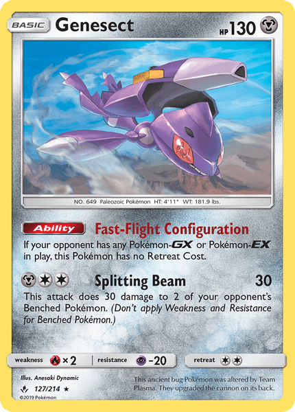 127 / 214 Genesect - Rare - Collectible Madness