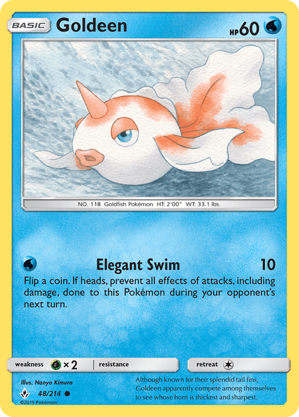 048 / 214 Goldeen - Common Reverse Holo - Collectible Madness