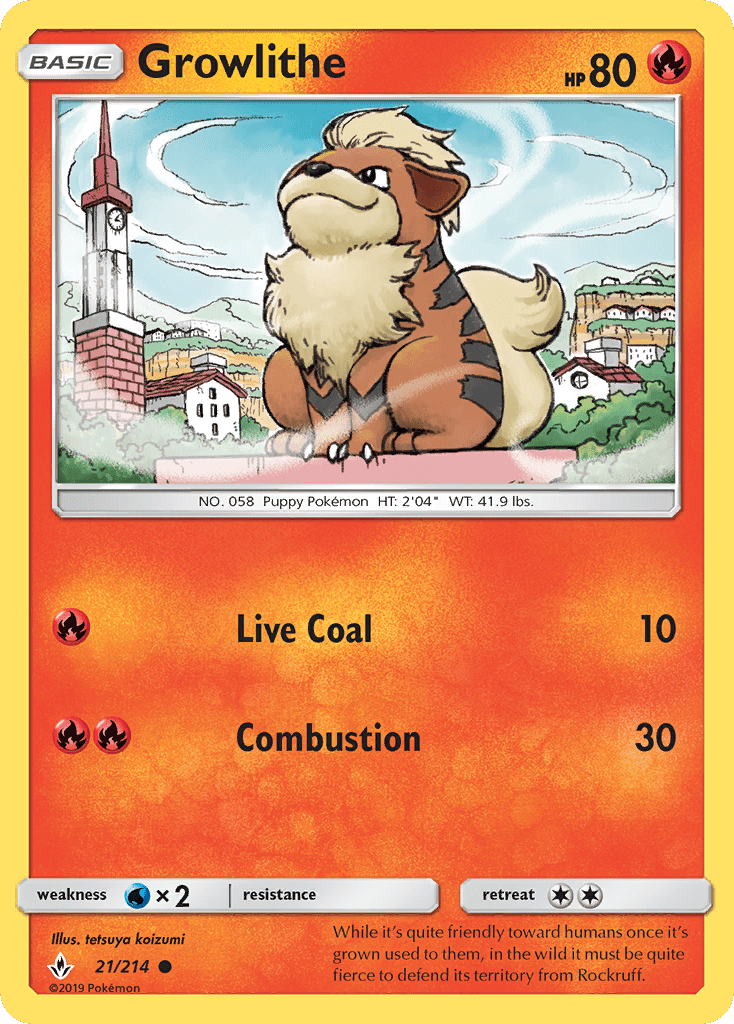 021 / 214 Growlithe - Common - Collectible Madness