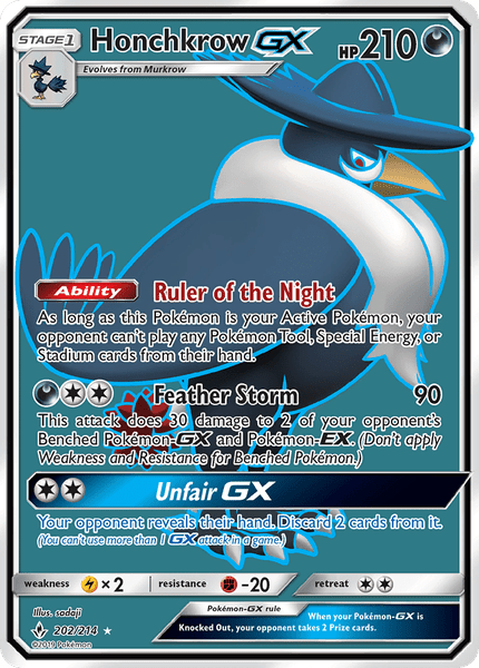 202 / 214 Honchkrow-GX - Ultra Rare - Collectible Madness