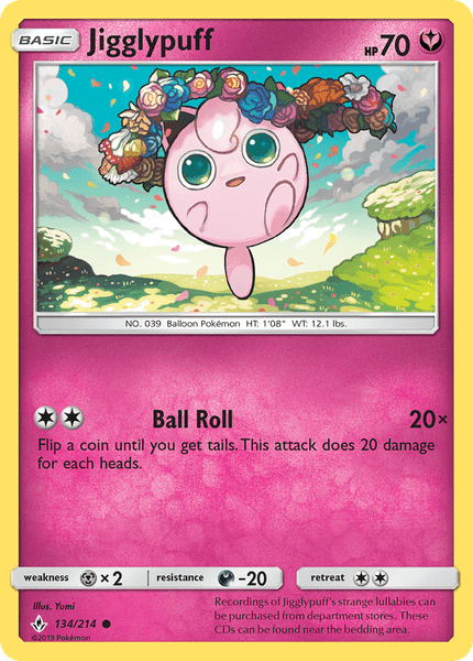 134 / 214 Jigglypuff - Common - Collectible Madness