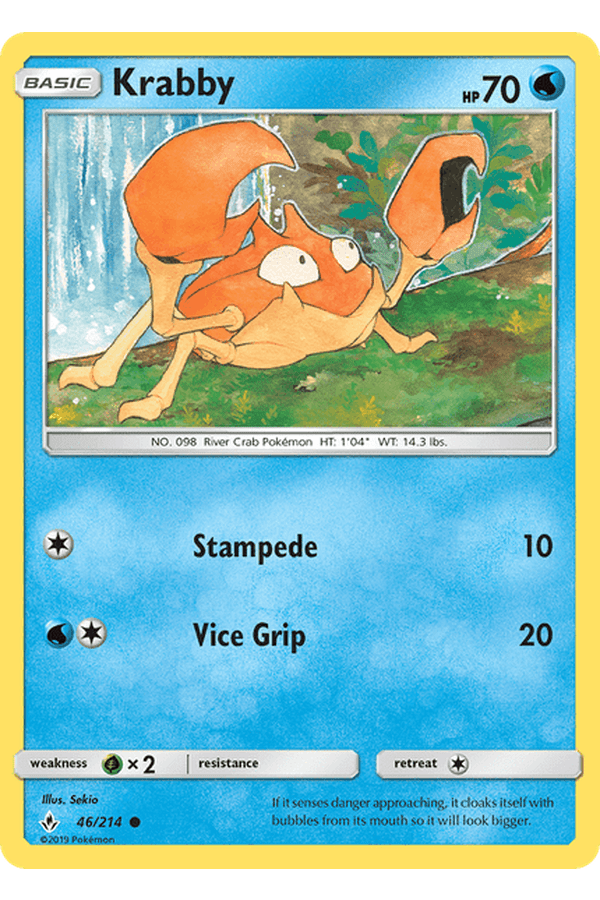 046 / 214 Krabby - Common - Collectible Madness