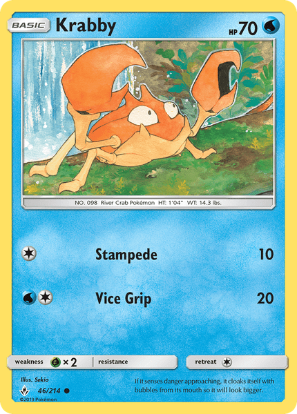 046 / 214 Krabby - Common - Collectible Madness