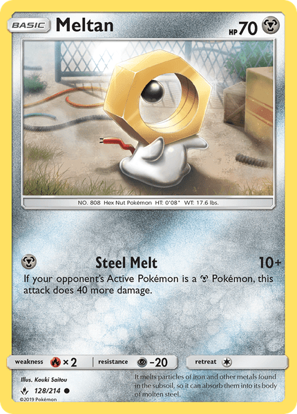 128 / 214 Meltan - Common - Collectible Madness