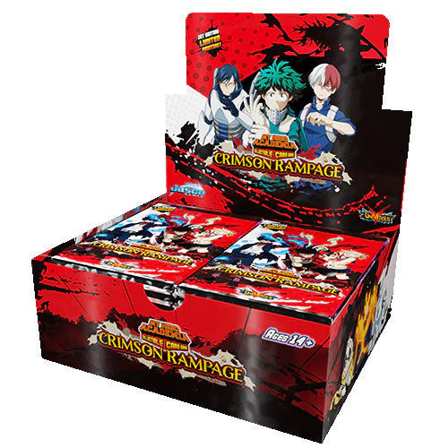 My Hero Academia CCG Booster Box Wave 2 Crimson Rampage - Collectible Madness