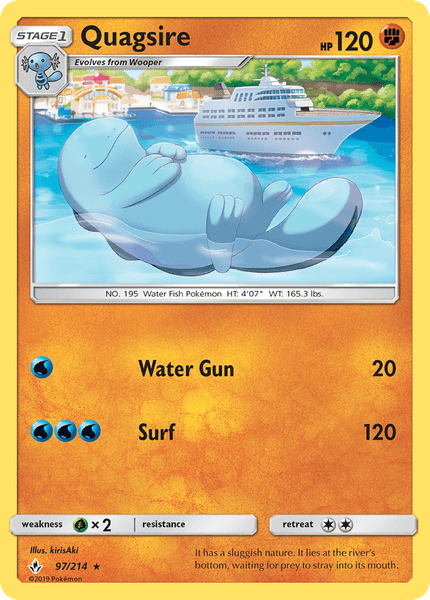 097 / 214 Quagsire - Rare - Collectible Madness