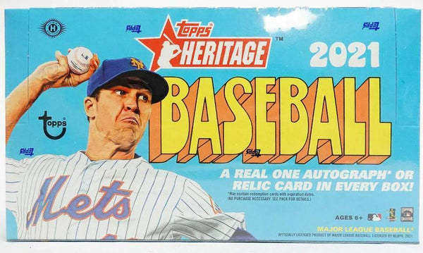 2021 Topps Heritage Baseball Sealed Hobby Box - Collectible Madness