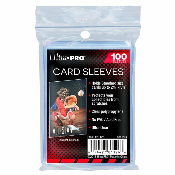 ULTRA PRO Card Sleeves - Soft Card Sleeves (PK100) - Collectible Madness