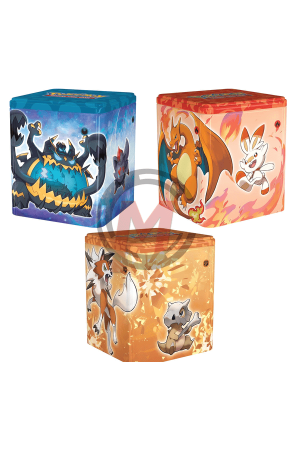 Pokemon - TCG - Stacking Tin Fighting/Fire/Darkness - Collectible Madness