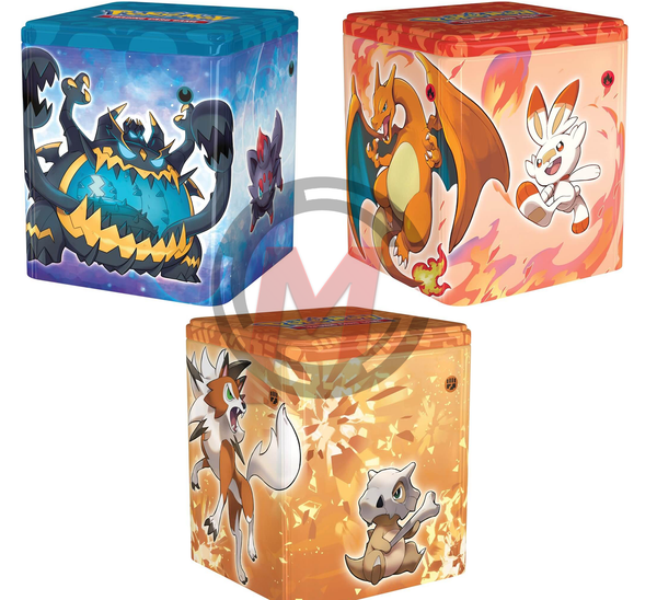 Pokemon - TCG - Stacking Tin Fighting/Fire/Darkness - Collectible Madness