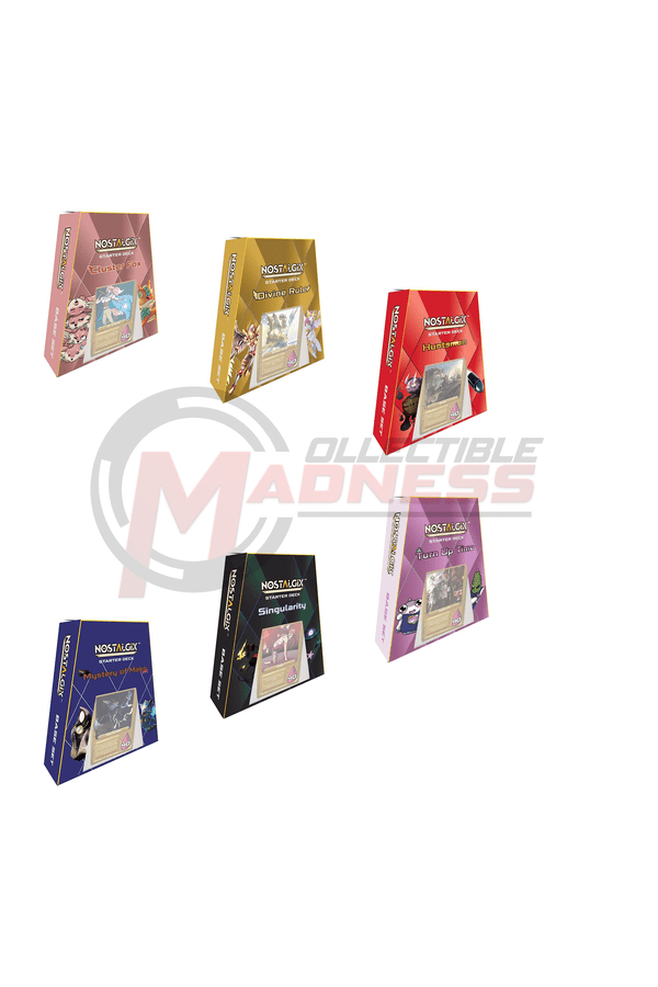 NOSTALGIX TCG 1st Edition Base Set Starter Deck - Collectible Madness