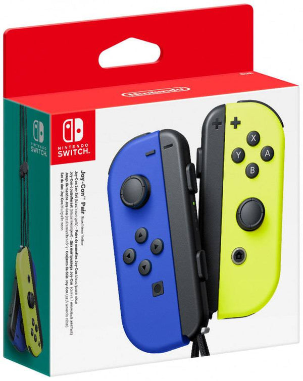 SWI Nintendo Switch Joy-Con Pair Controller - Neon Blue/Neon Yellow - Collectible Madness