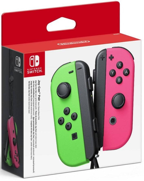 SWI Nintendo Switch Joy-Con Pair Controller - Neon Green/Neon Pink - Collectible Madness