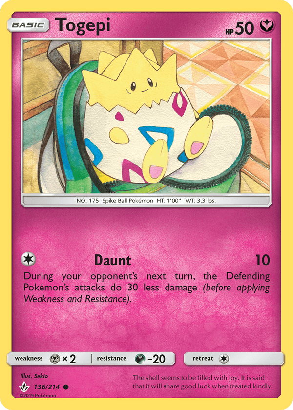 136 / 214 Togepi - Common - Collectible Madness
