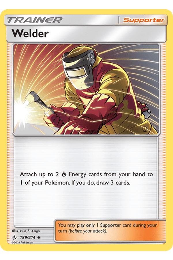 189 / 214 Welder - Uncommon Reverse Holo - Collectible Madness