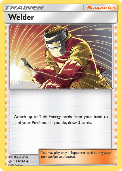 189 / 214 Welder - Uncommon Reverse Holo - Collectible Madness